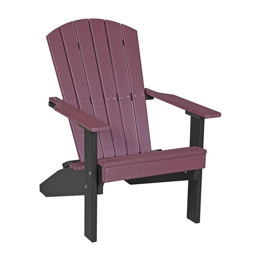 Lakeside Adirondack Chair Cherrywood & Black