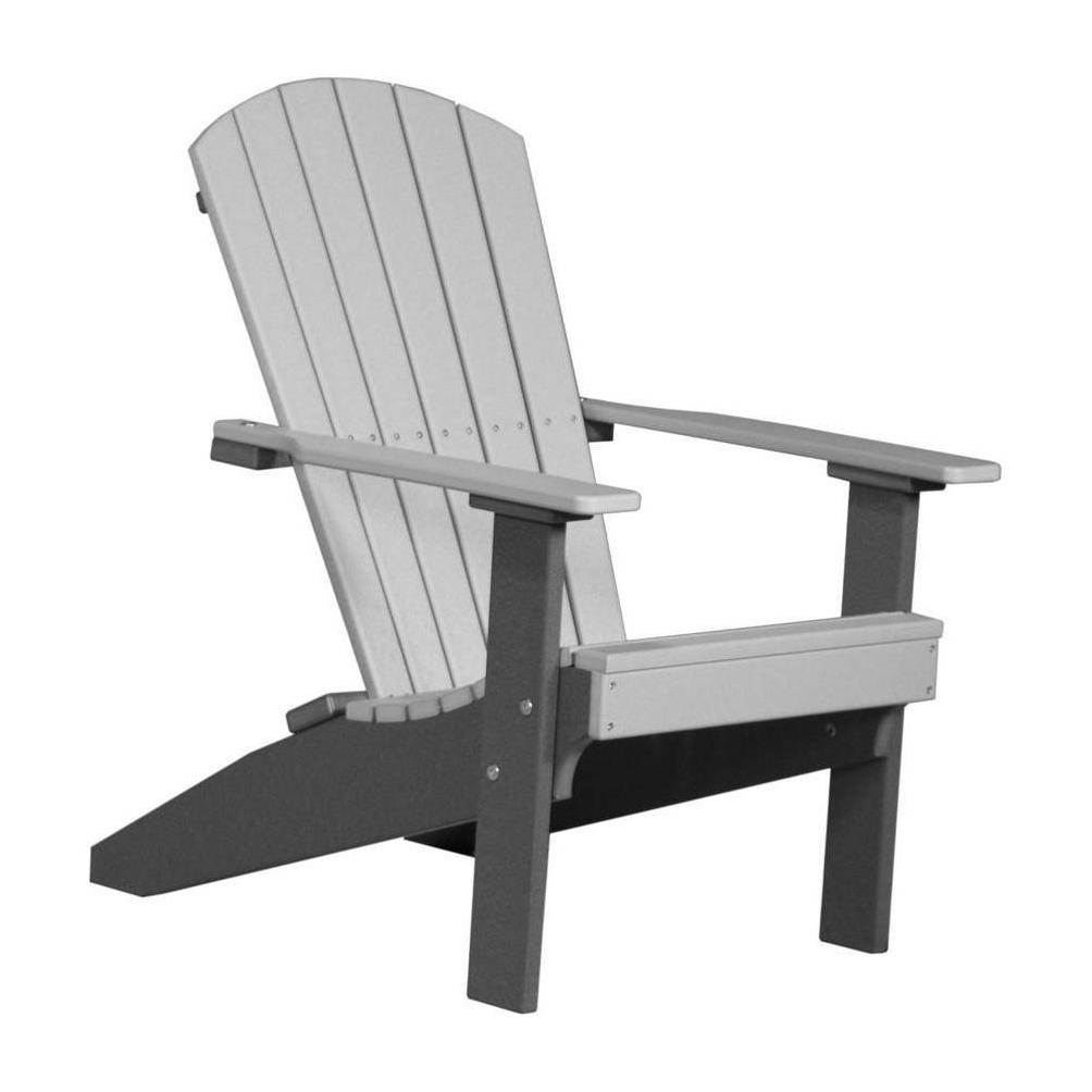 Lakeside Adirondack Chair Dove Grey & Slate