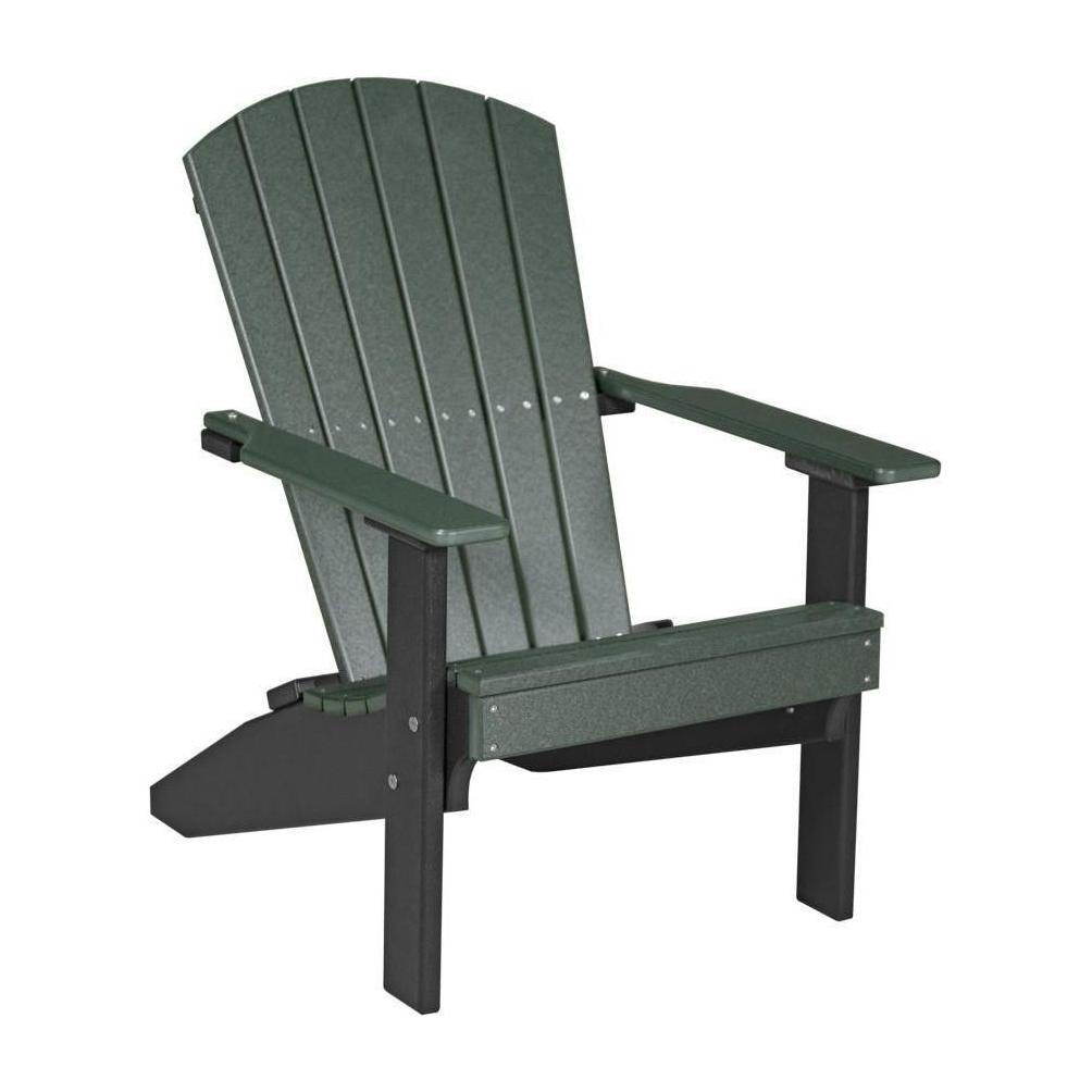 Lakeside Adirondack Chair Green & Black