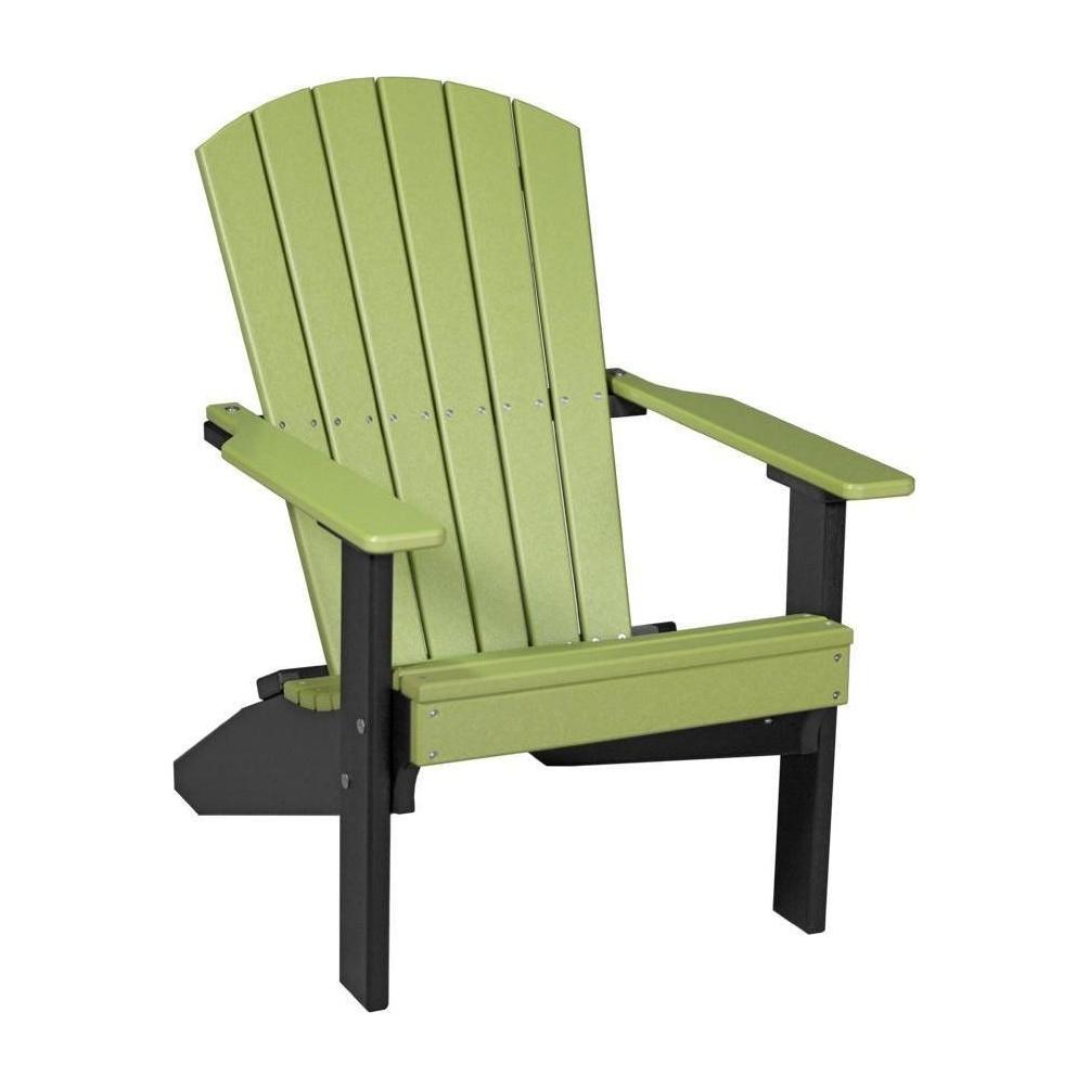 Lakeside Adirondack Chair Lime Green & Black