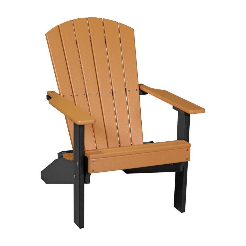 Lakeside Adirondack Chair Tangerine & Black
