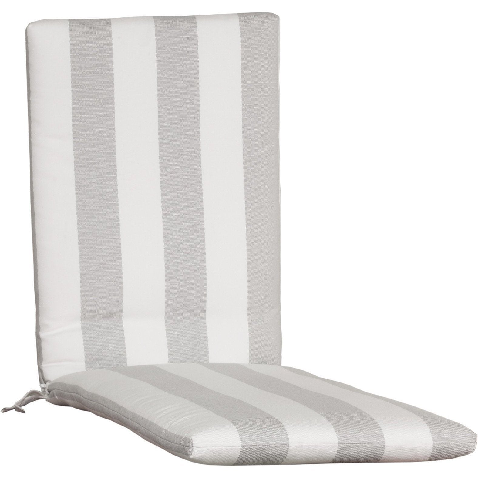 White outdoor lounge online chair cushions