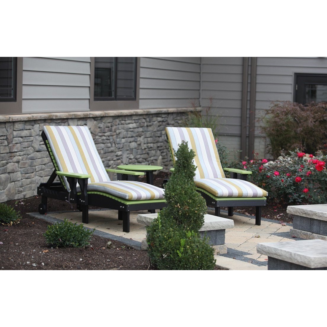 Outdoor Poly Lounge Chair-Outdoor-The Amish House