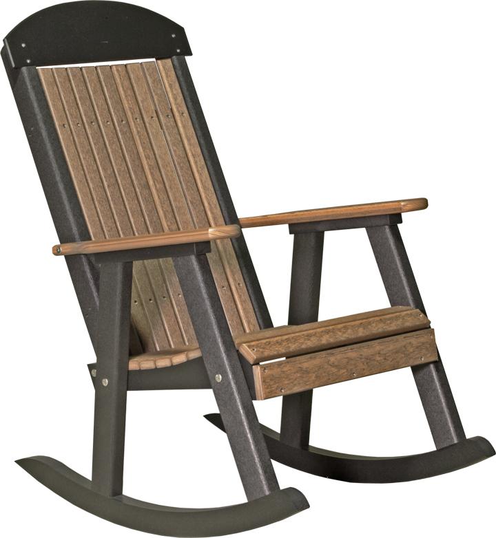 Black discount outdoor rocker