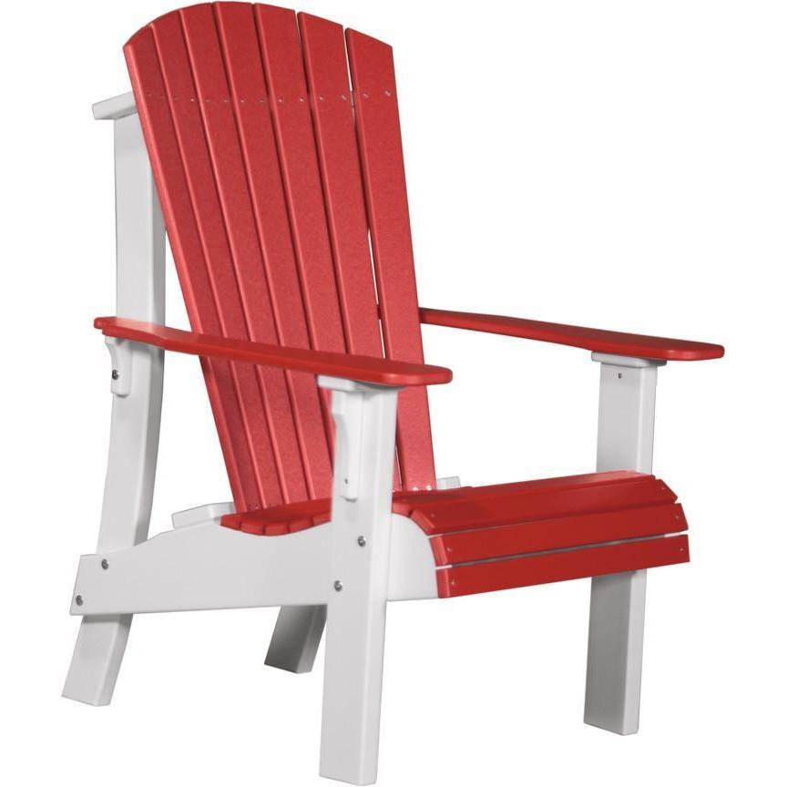 Royal Adirondack Chair Red & White