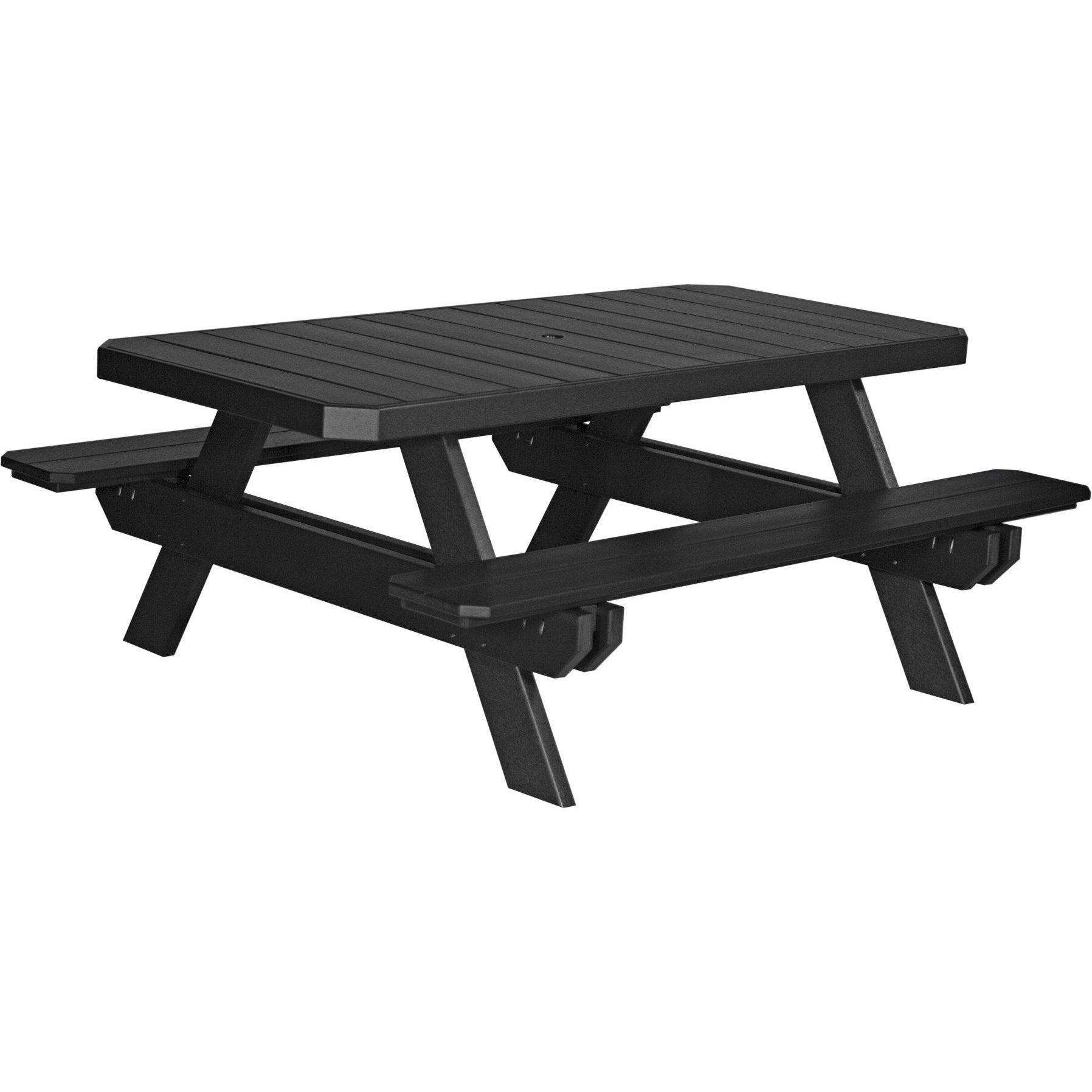 Outdoor 6' Rectangular Picnic Table