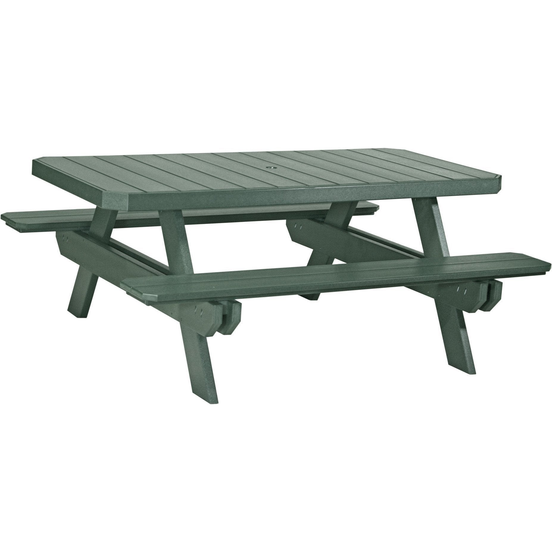 Outdoor 6' Rectangular Picnic Table