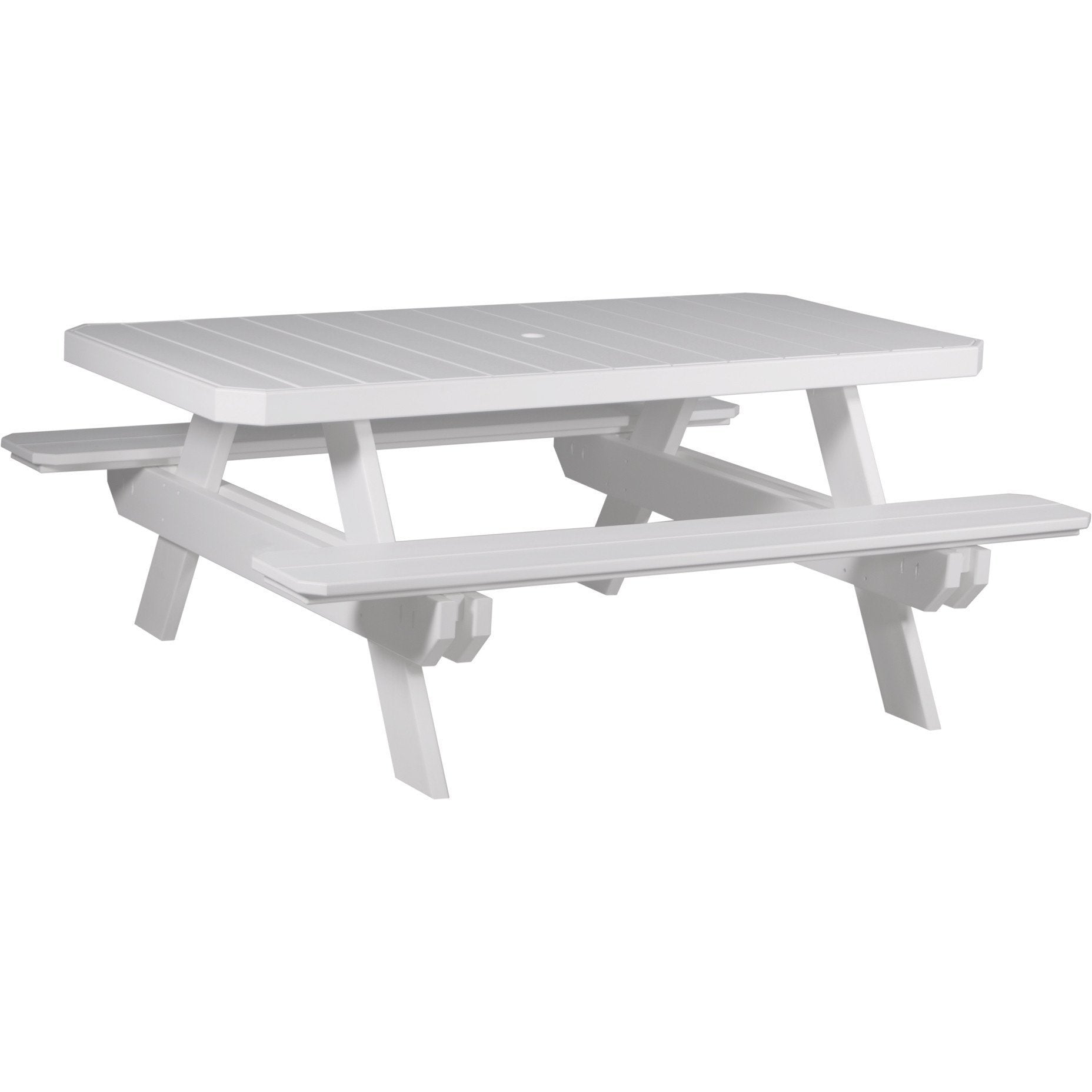 Outdoor 6' Rectangular Picnic Table