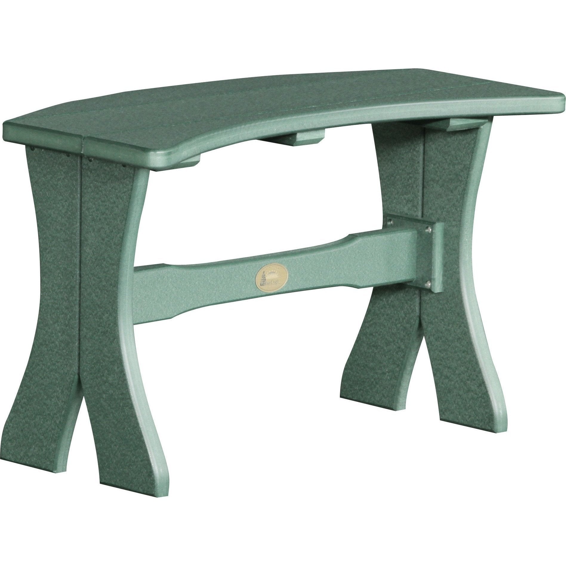 Outdoor 28" Table Bench Green