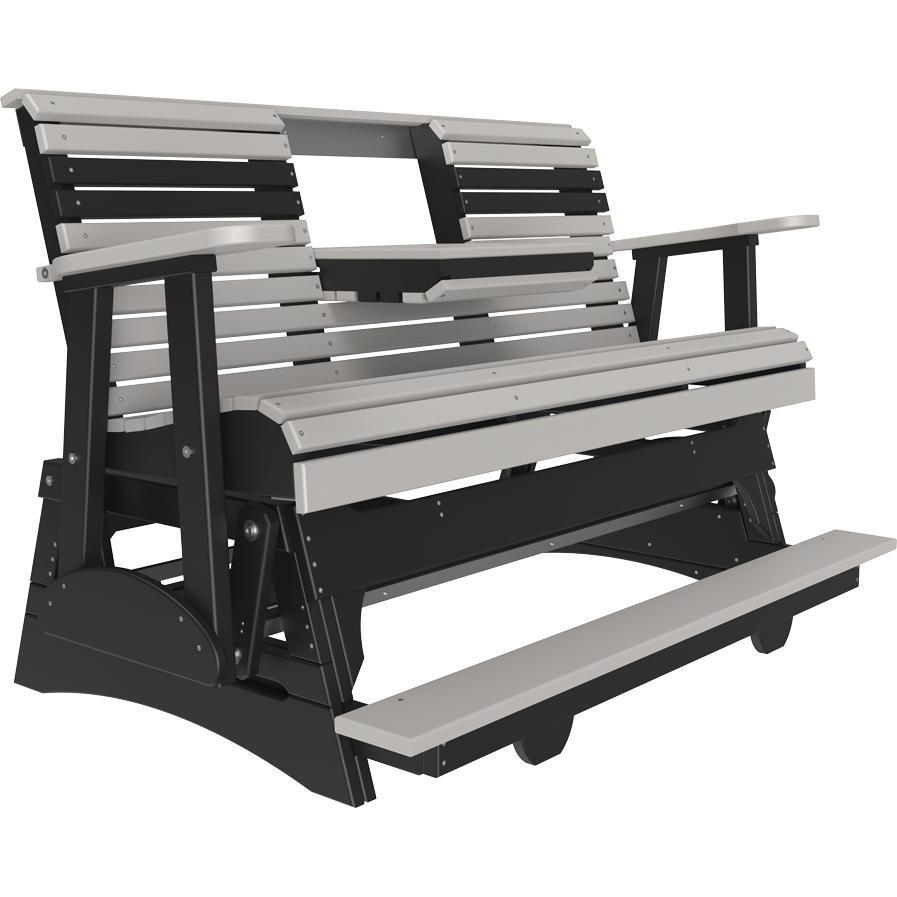 Black discount glider bench