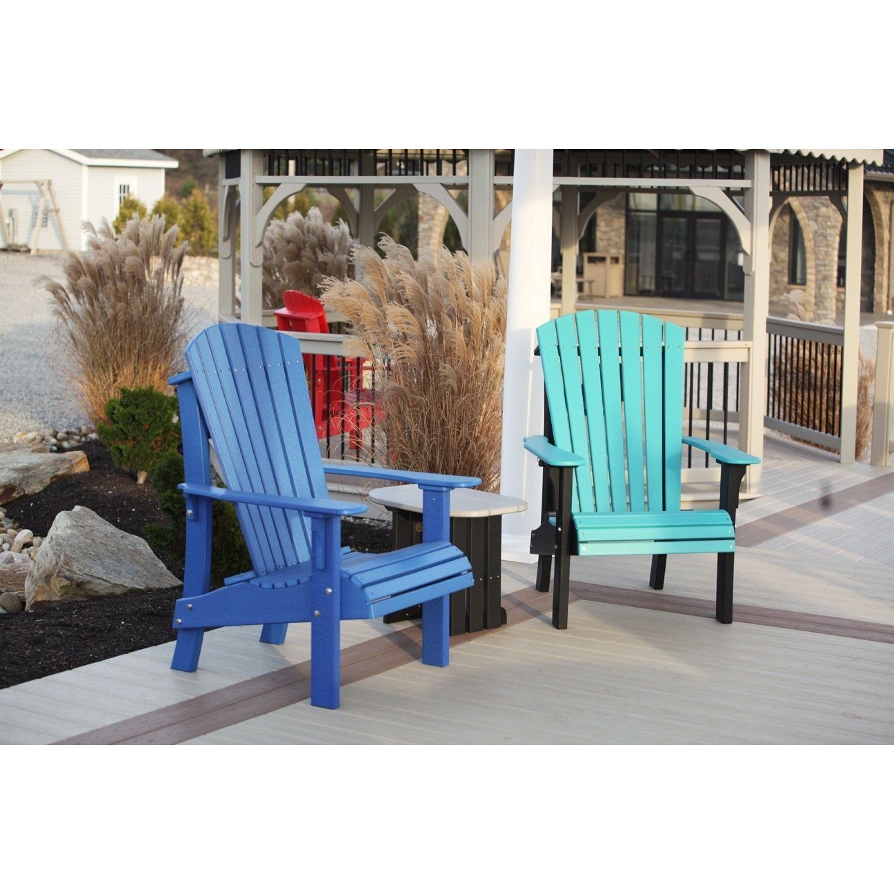 Royal blue outdoor online chairs