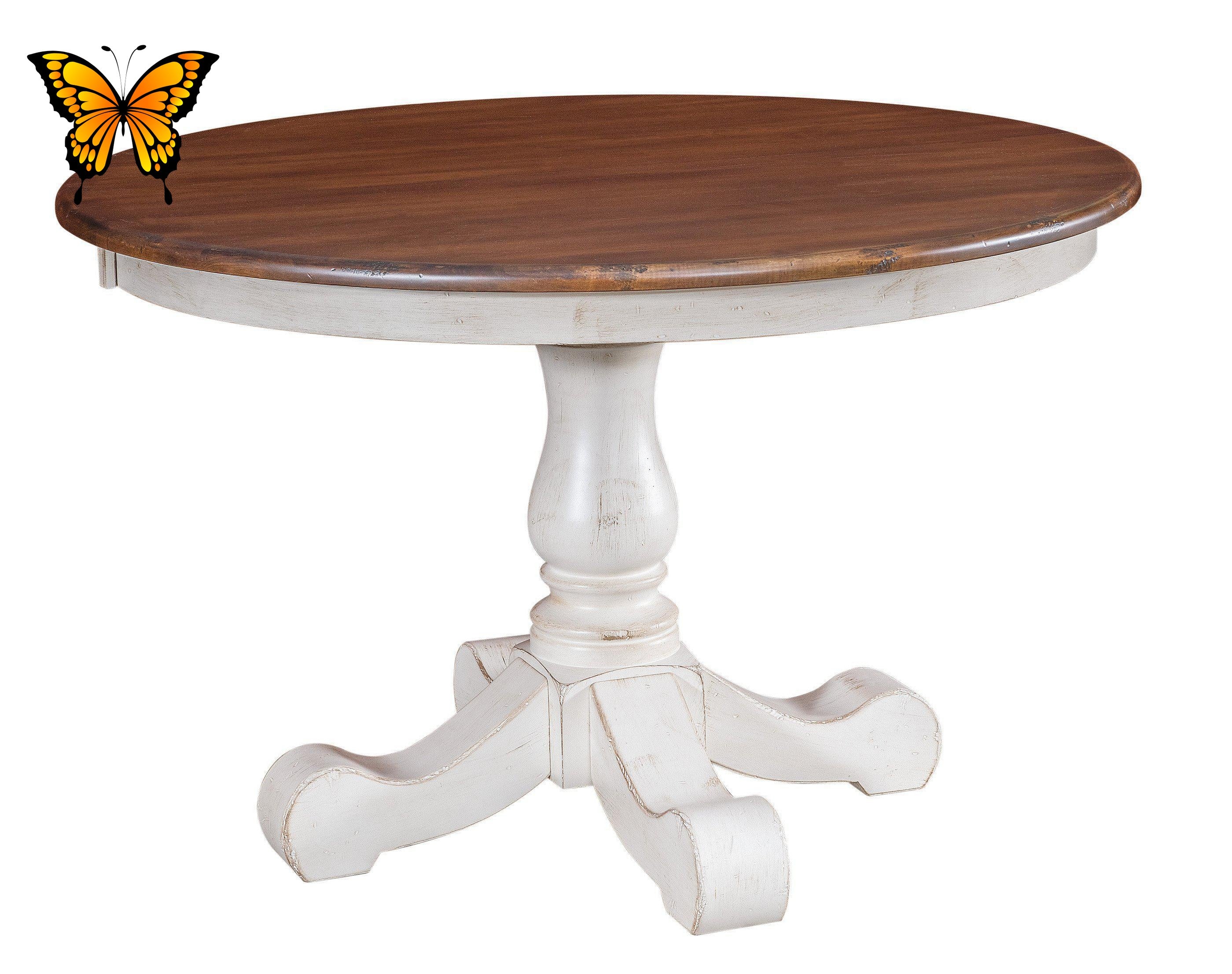 Savannah-Single- pedestal Table-The Amish House