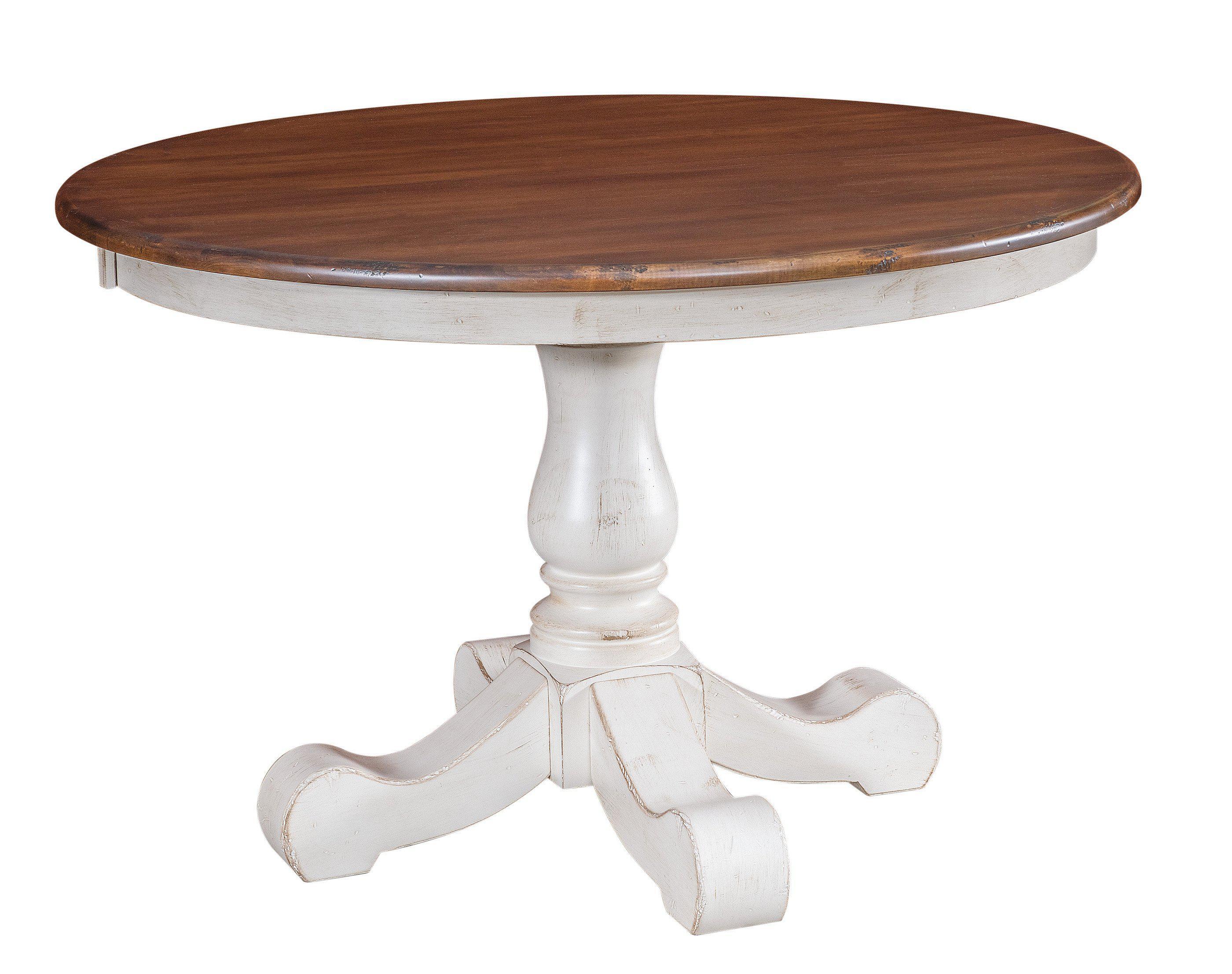 Savannah-Single- pedestal Table-The Amish House