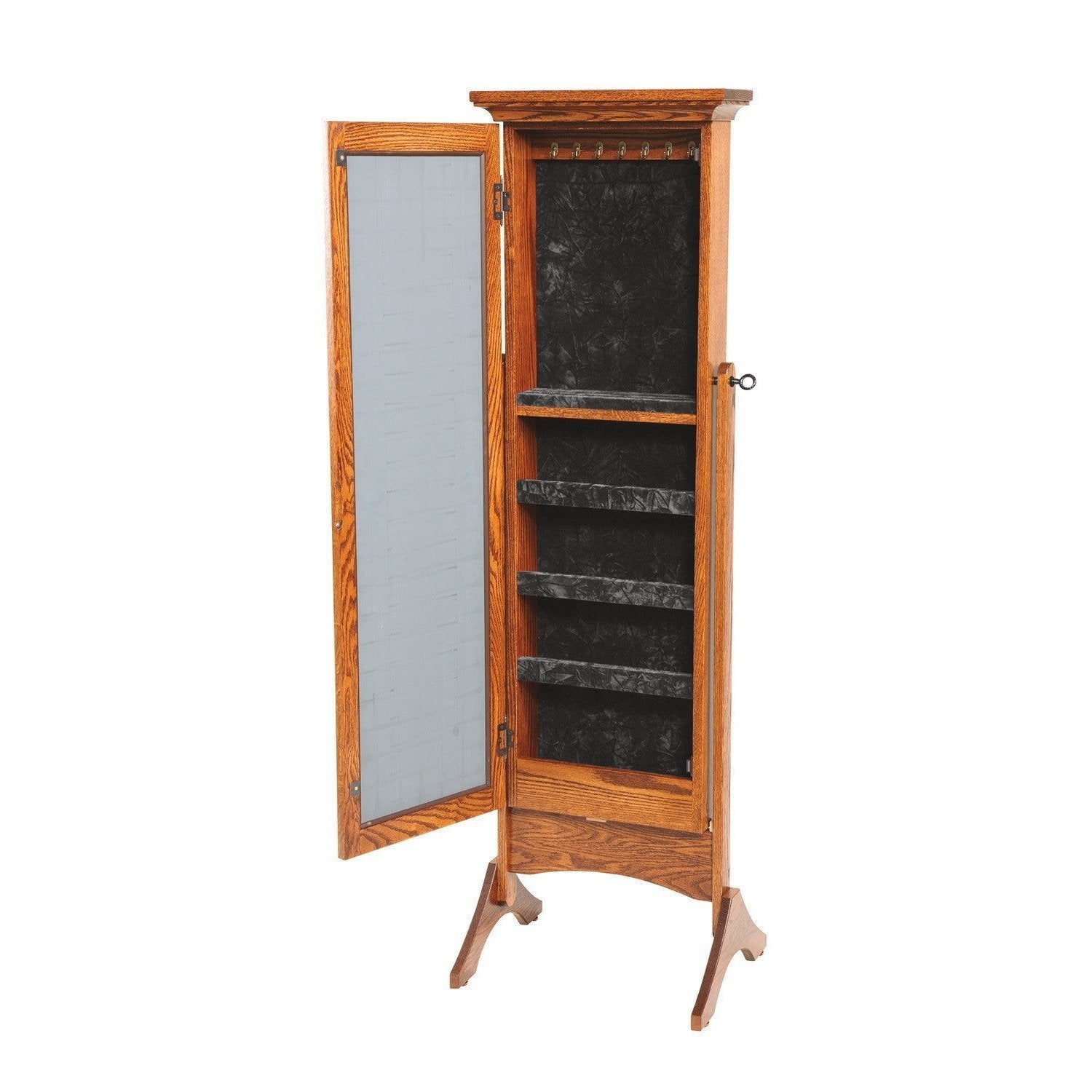 Shaker Jewelry Mirror-Bedroom-The Amish House