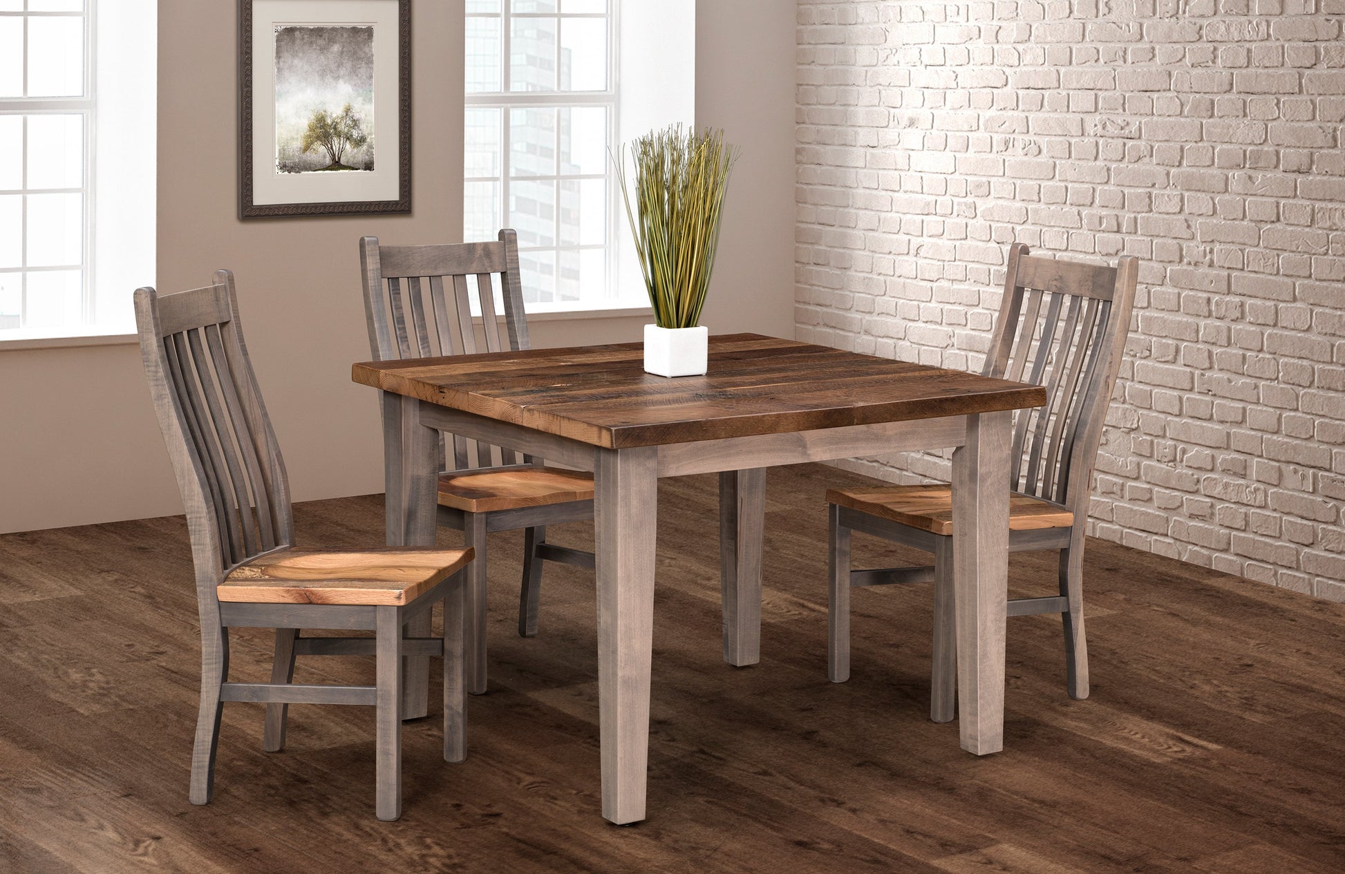 stonehouse 42 inch reclaimed barnwood table 