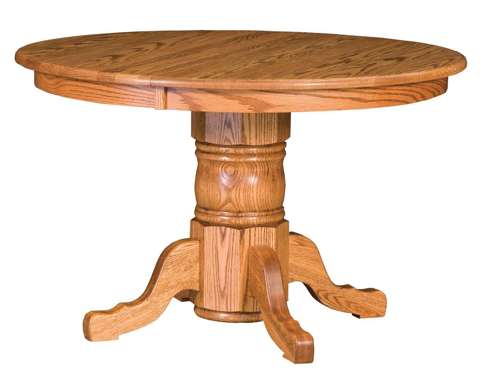 Traditional Single-pedestal Table-The Amish House