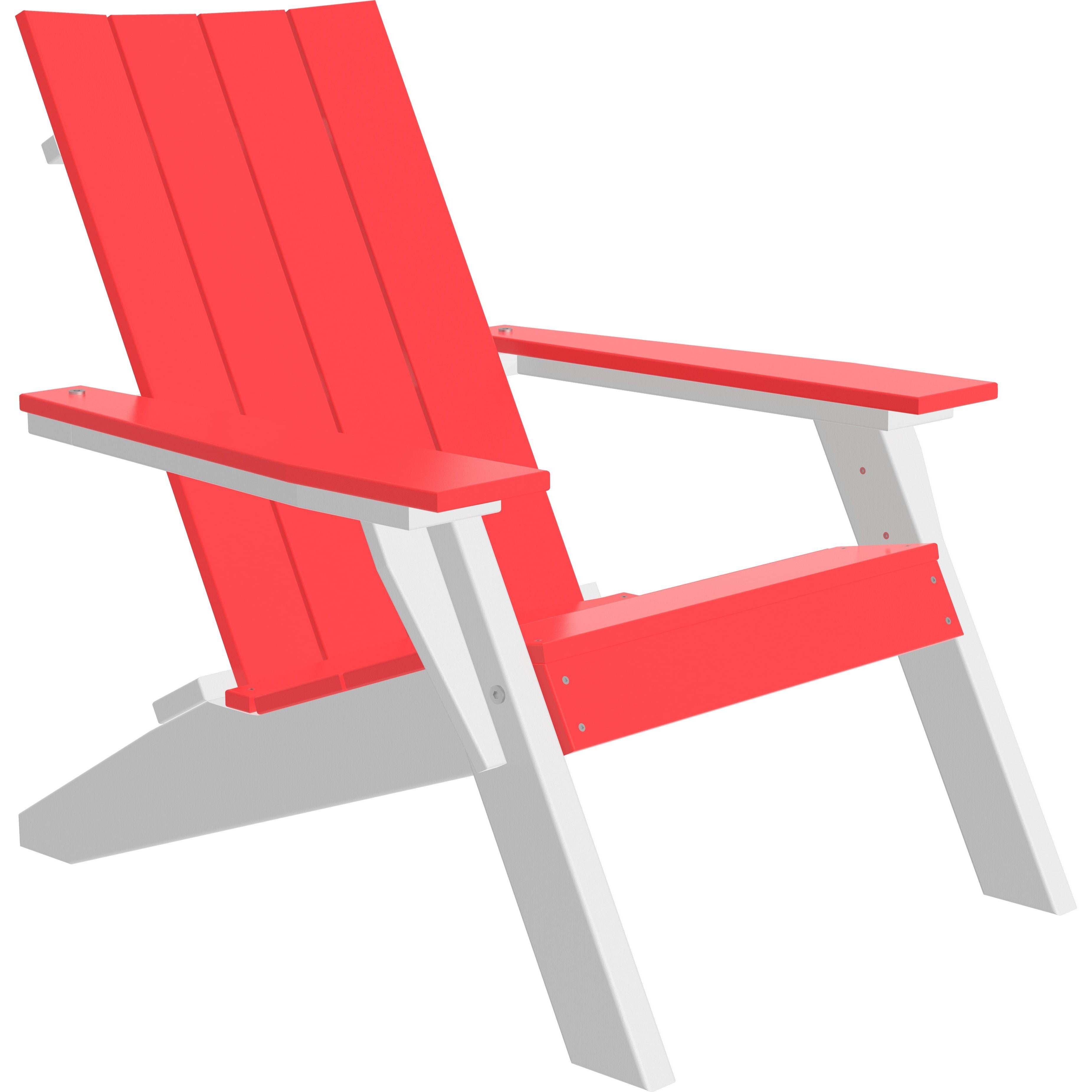 Red and best sale white chair