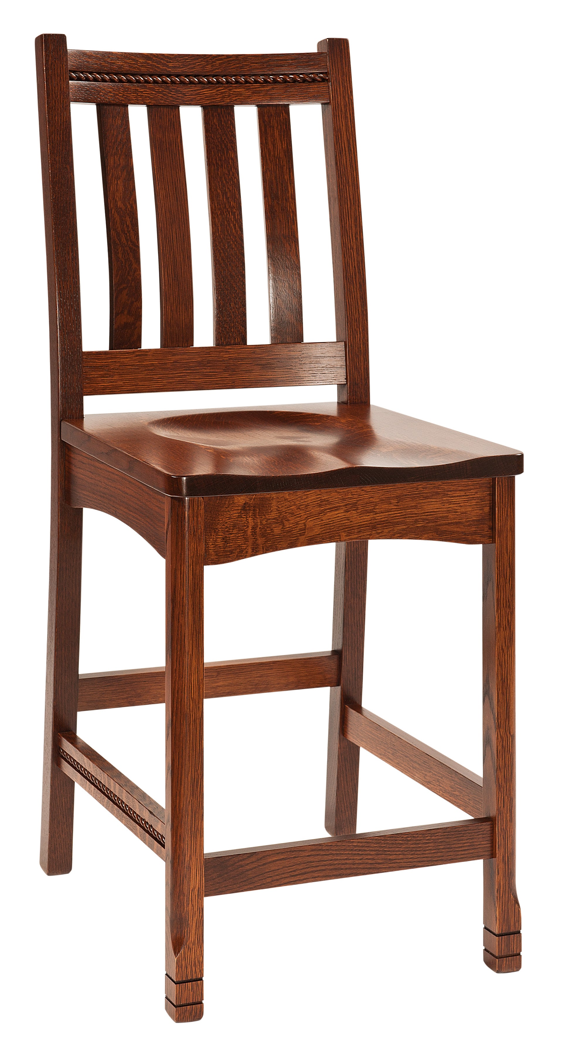 Amish West Lake Stationary Bar Chair