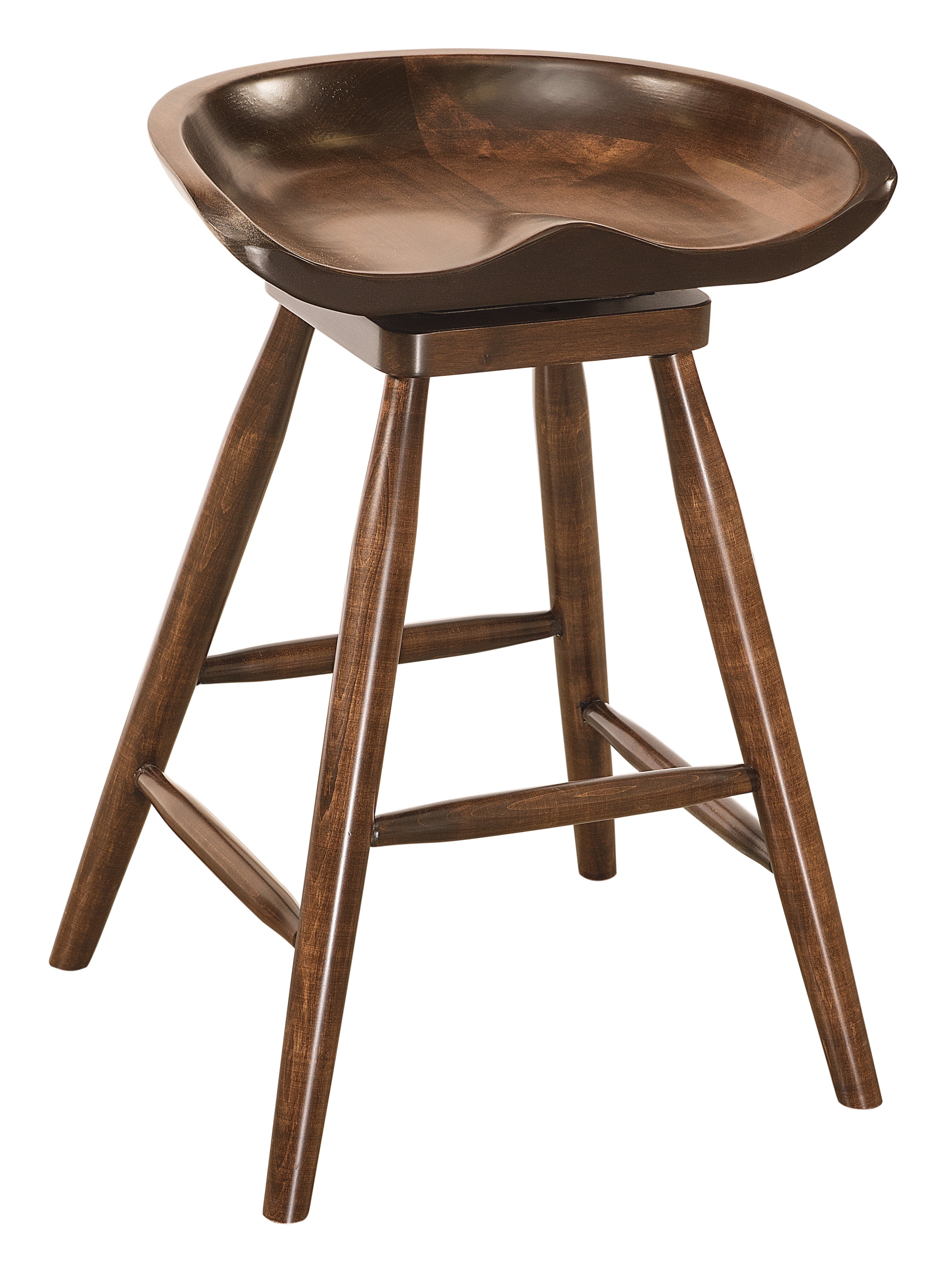 Amish Winslow Stationary Bar Chair