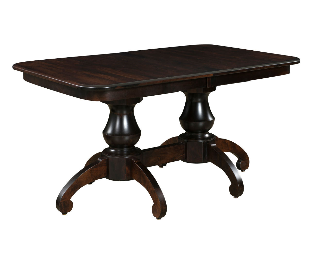 woodstock double pedestal table